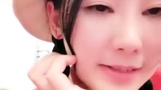 Japanese teen hello mikity toyed and facialized
