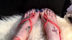 Long Foot Fetish clips at great Amateur Trampling collection