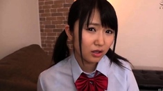 Japanese Teen In Uniform Banged Sideways